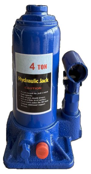 4t Hydraulic bottle jack with safety valve 55002
