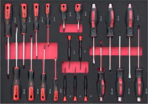 Шкаф (количка) оборудвана с 258 бр. инструменти