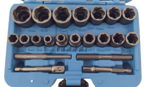 21 PCS Impact Spiral Twist Socket Set for Damaged Nut & Bolt Removal  51421