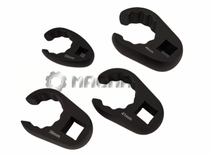 10 Pcs Crowfoot Spanner Set 19 - 46mm (12 Point), 51436