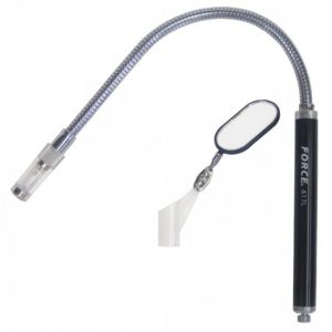 Μαγνητικός αρπάγας με καθρέφτη και λάμπα Force 617L