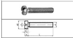 DIN 84 – Slotted Cheese Head Screws (Machine Screws)